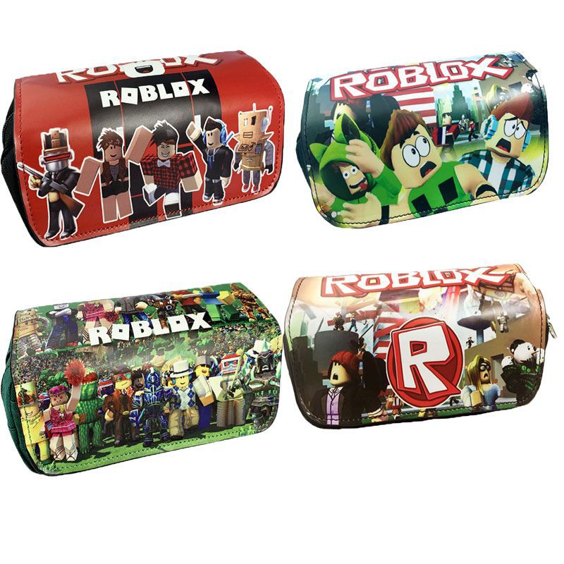 Roblox Pencil Case Cartoon Kids Stationary Pens Organizer Makeup Storage Pouch Shopee Philippines - roblox organizer