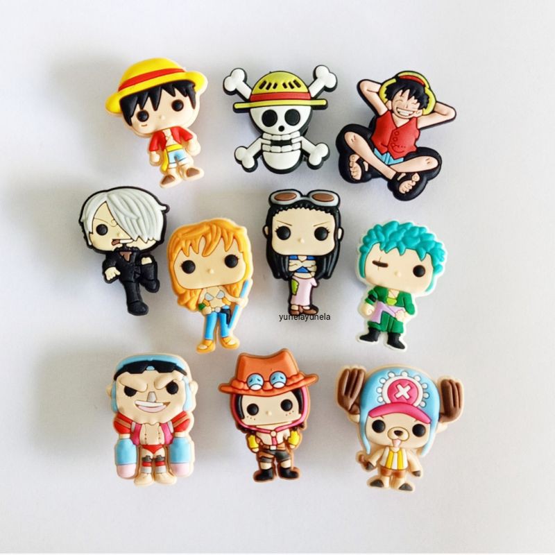 Shoe Charms One Piece Luffy Jibbitz Shopee Philippines