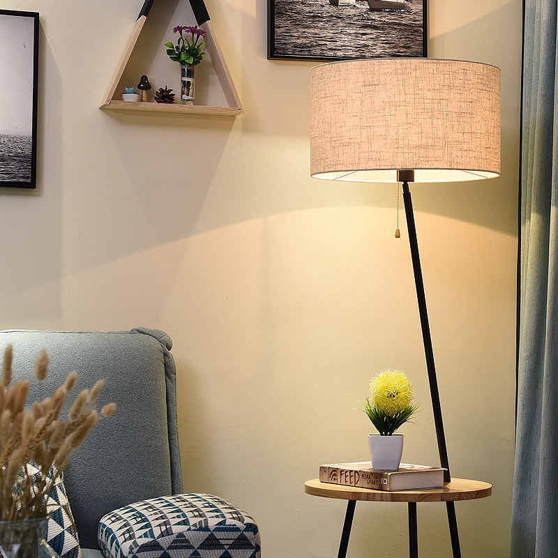 yellow floor lamp shade