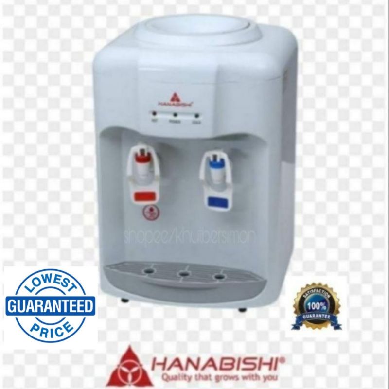 Hanabishi Hot And Cold water Dispenser ( Table top only) Shopee