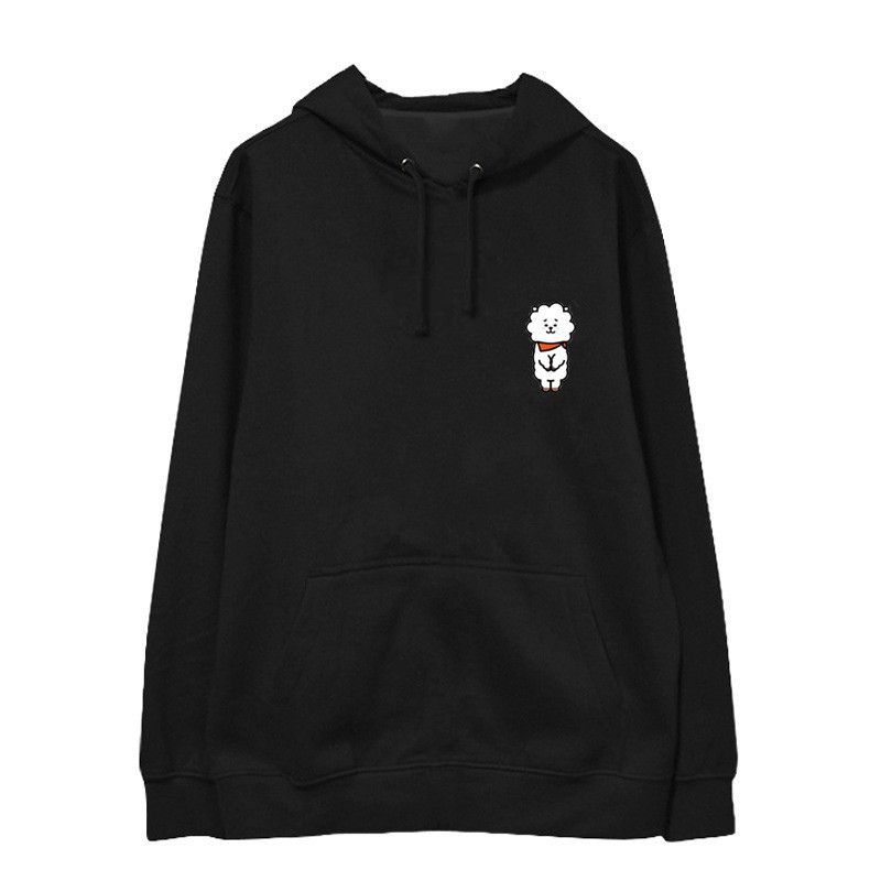 bt21 grey hoodie