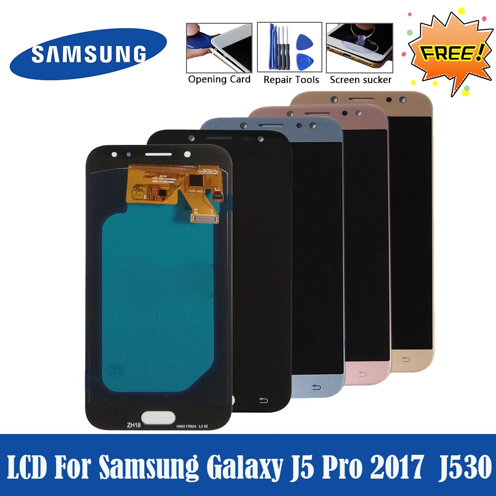For Samsung Galaxy J5 Pro 17 J530 J530f Lcd Display With Touch Screen Digitizer Assembly Sm J530f J530n Lcd Screen Replacement Shopee Philippines