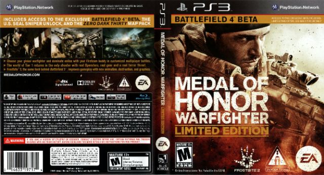 medal of honor limited edition ps3