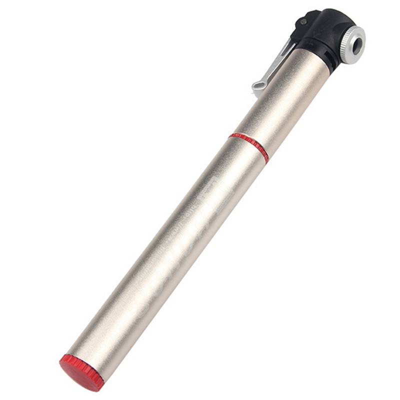 hand bike pump with gauge