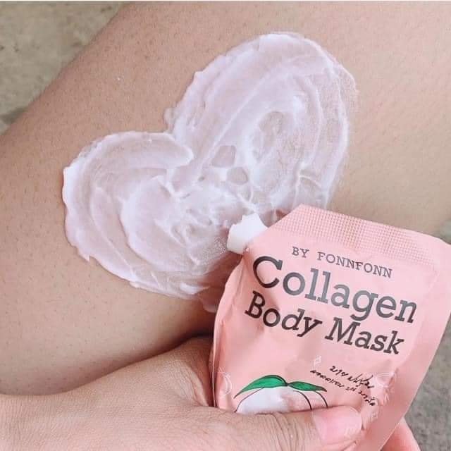 Collagen Body Mask (PEACH) Whitening by Fonn Fonn NEW PACKAGING