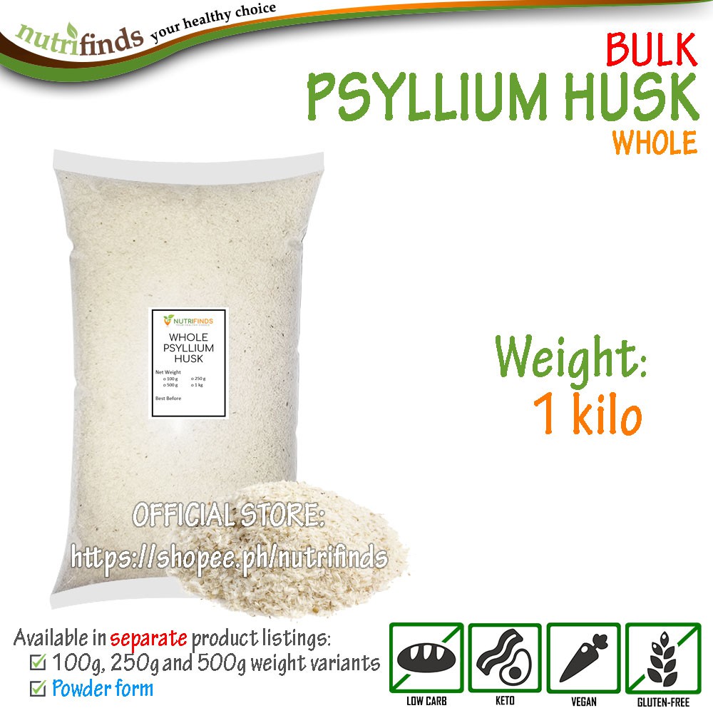 Whole Psyllium Husk (Isabgol) BULK Shopee Philippines