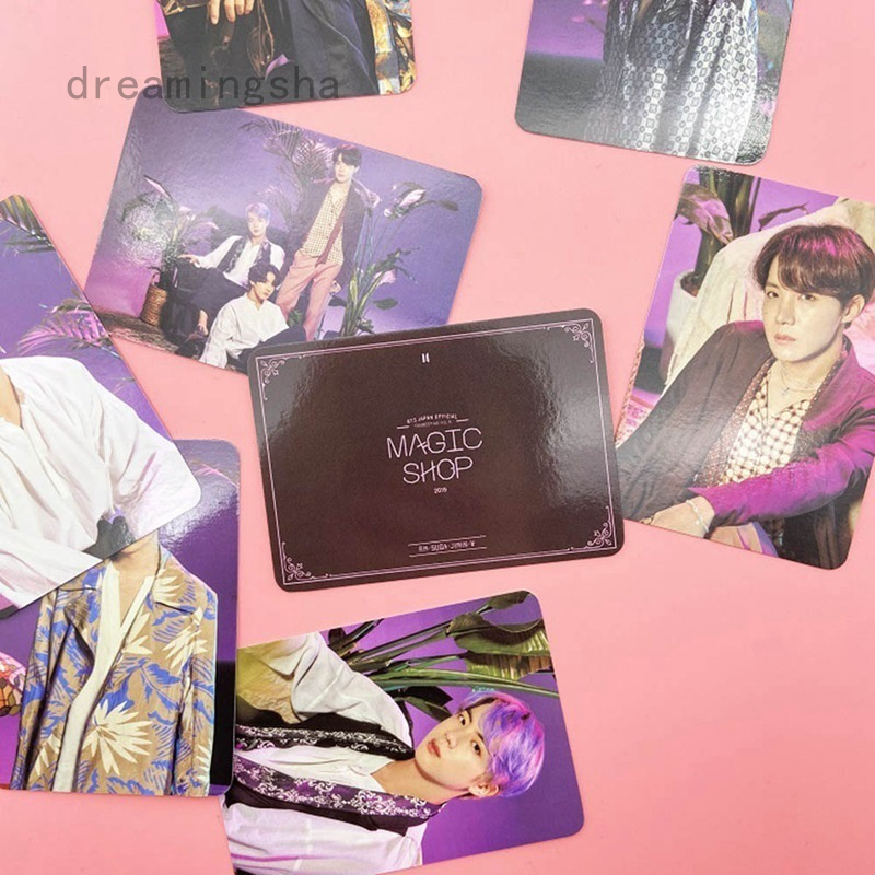 Dreamingsha 9pcs Set Kpop Bts Japan Official Fanmeeting Vol 5 Magic Shop Mini Photo Card Photocards Collective Postcard Shopee Philippines