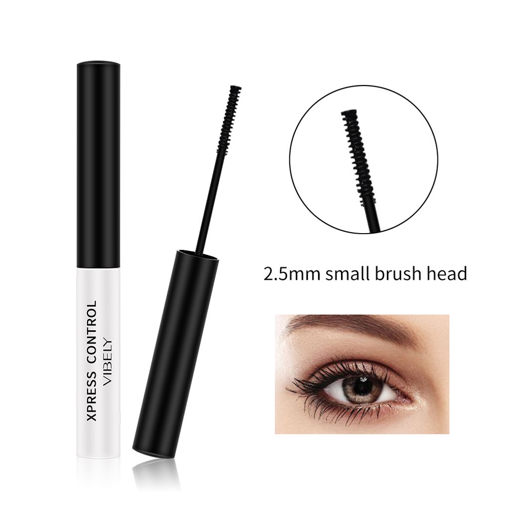 VIBELY Waterproof black 3D mascara curls thick and lashes long