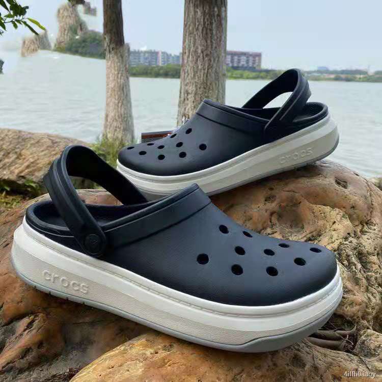 New Crocs full force clog flat sandals for men and women | Shopee ...