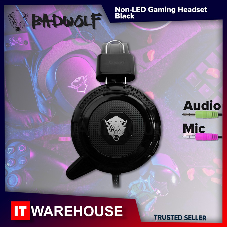 badwolf headset with led