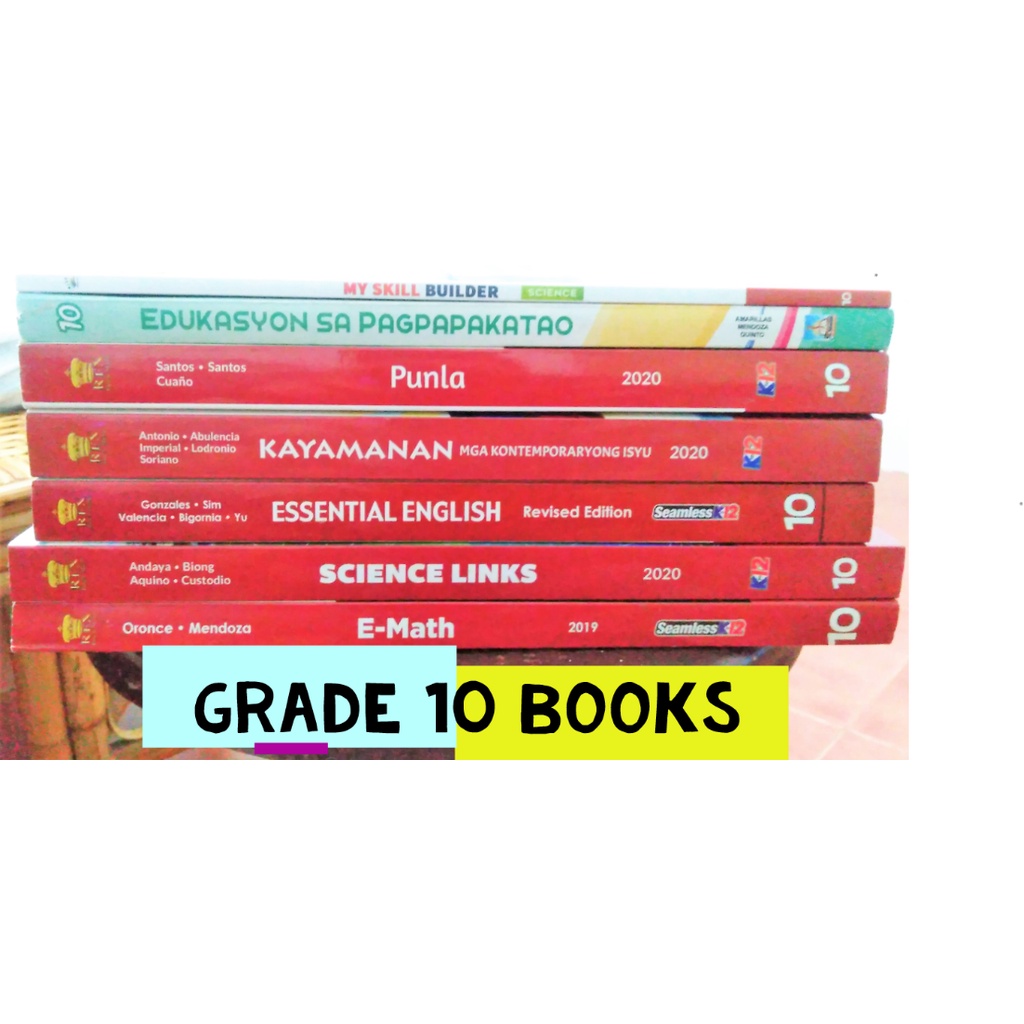 Grade 10 Books Junior High School Books (Preloved & Brand New) Shopee