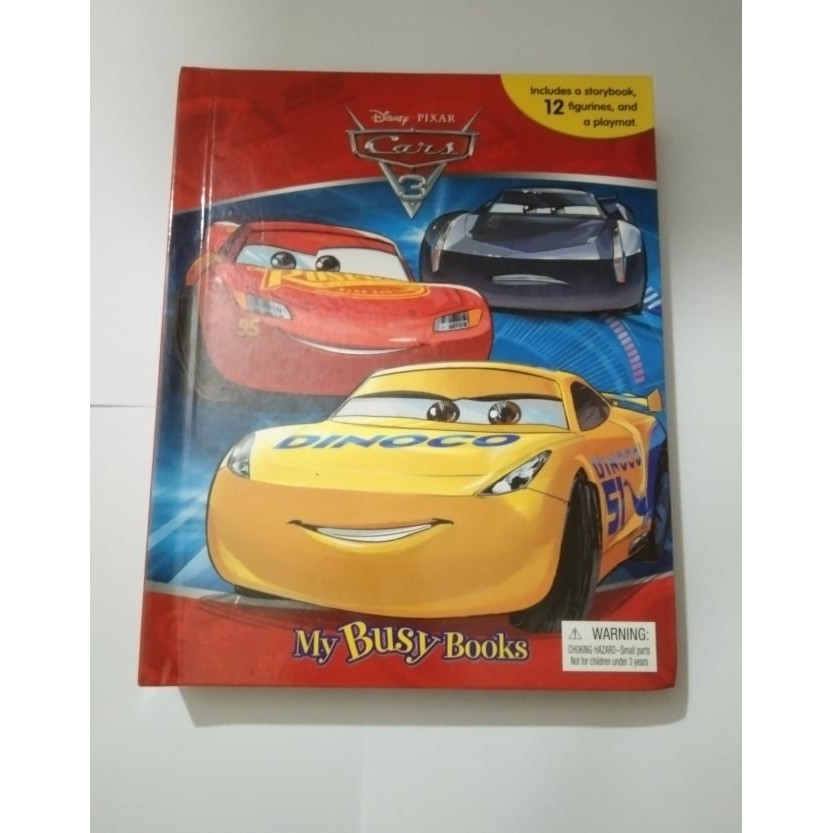 Disney Cars 3 My Busy Book Shopee Philippines