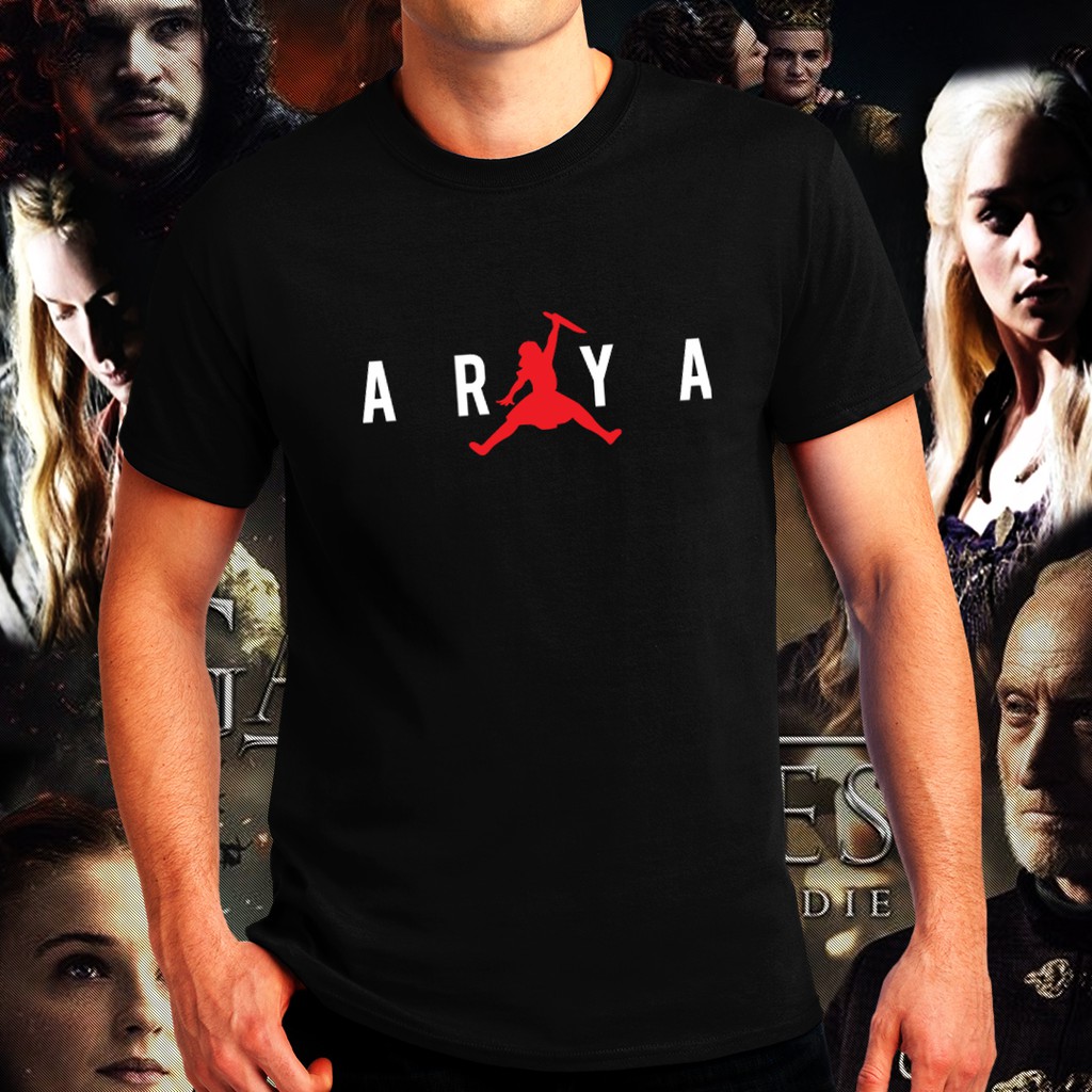 Game of Thrones Arya Stark Jordan GOT Tshirt for Men 122 | Shopee