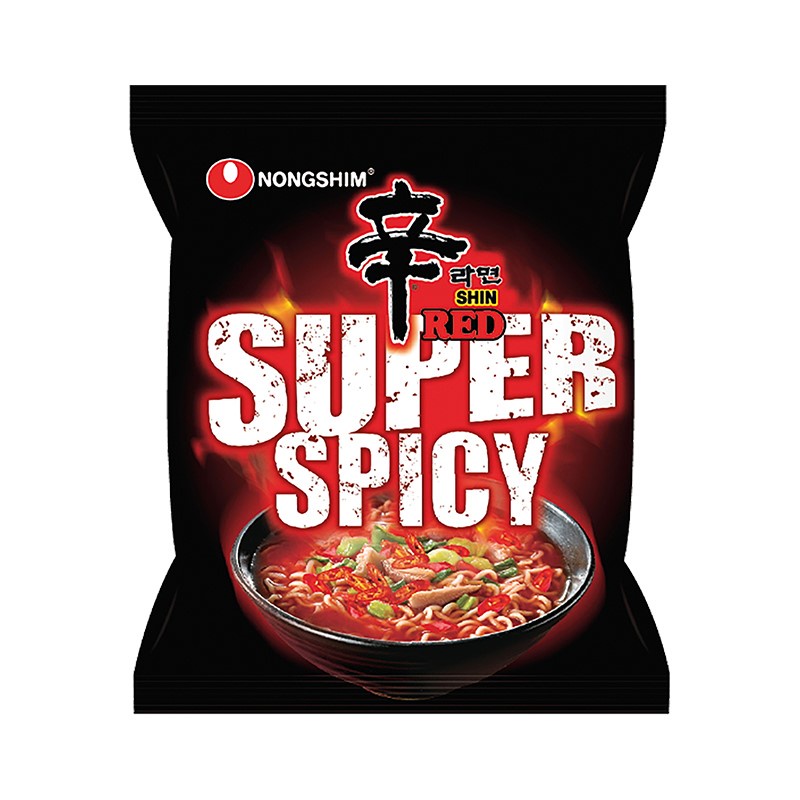 Nongshim Shin Red Super Spicy Ramen Korean Super Spicy Instant