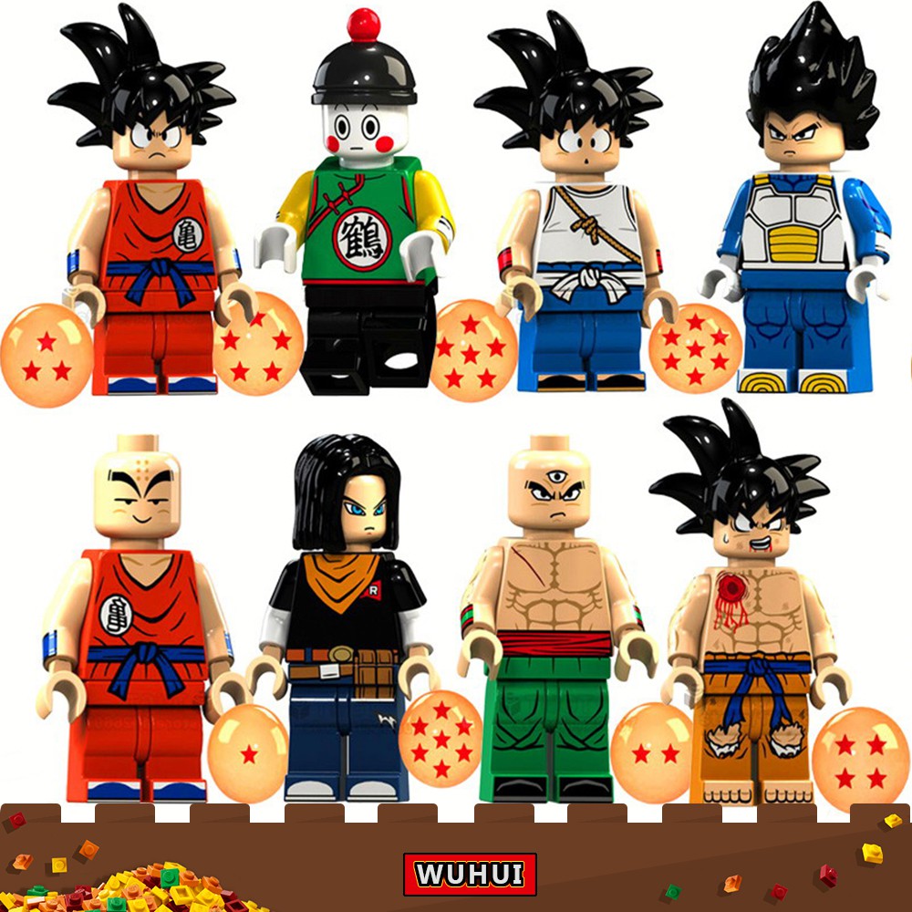 WUHUI 8pcs Lego Dragon Ball The world's first martial arts association  Minifigures Toy Building Kit -Lego toys Anime dol | Shopee Philippines