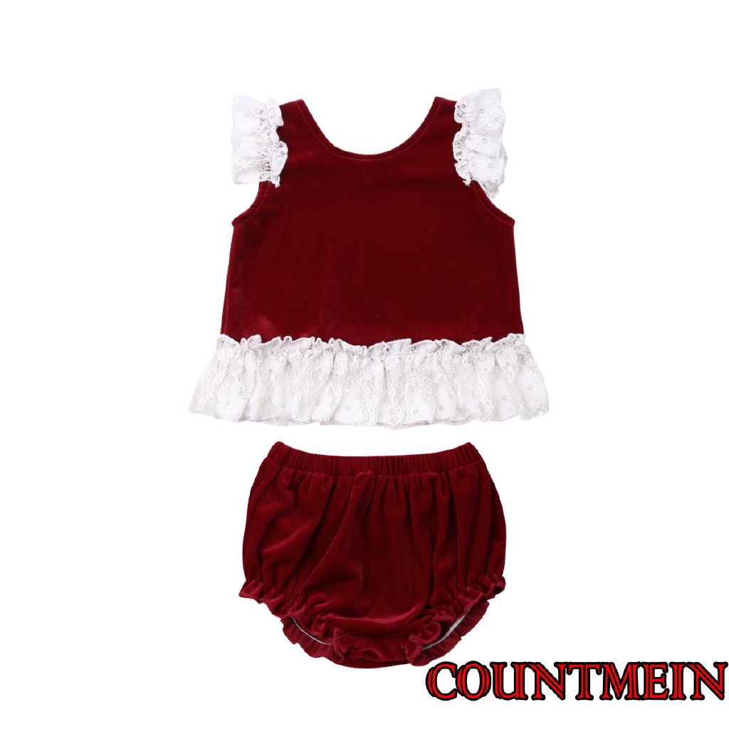 velvet newborn dress