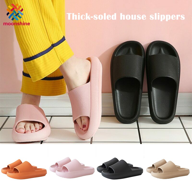 mens slippers with thick sole