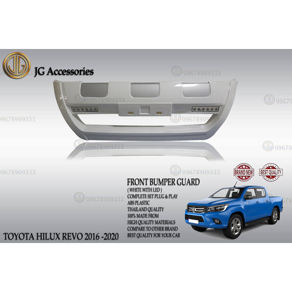 TOYOTA HILUX REVO 20162020 FRONT BUMPER NUDGE / FRONT BUMPER GUARD
