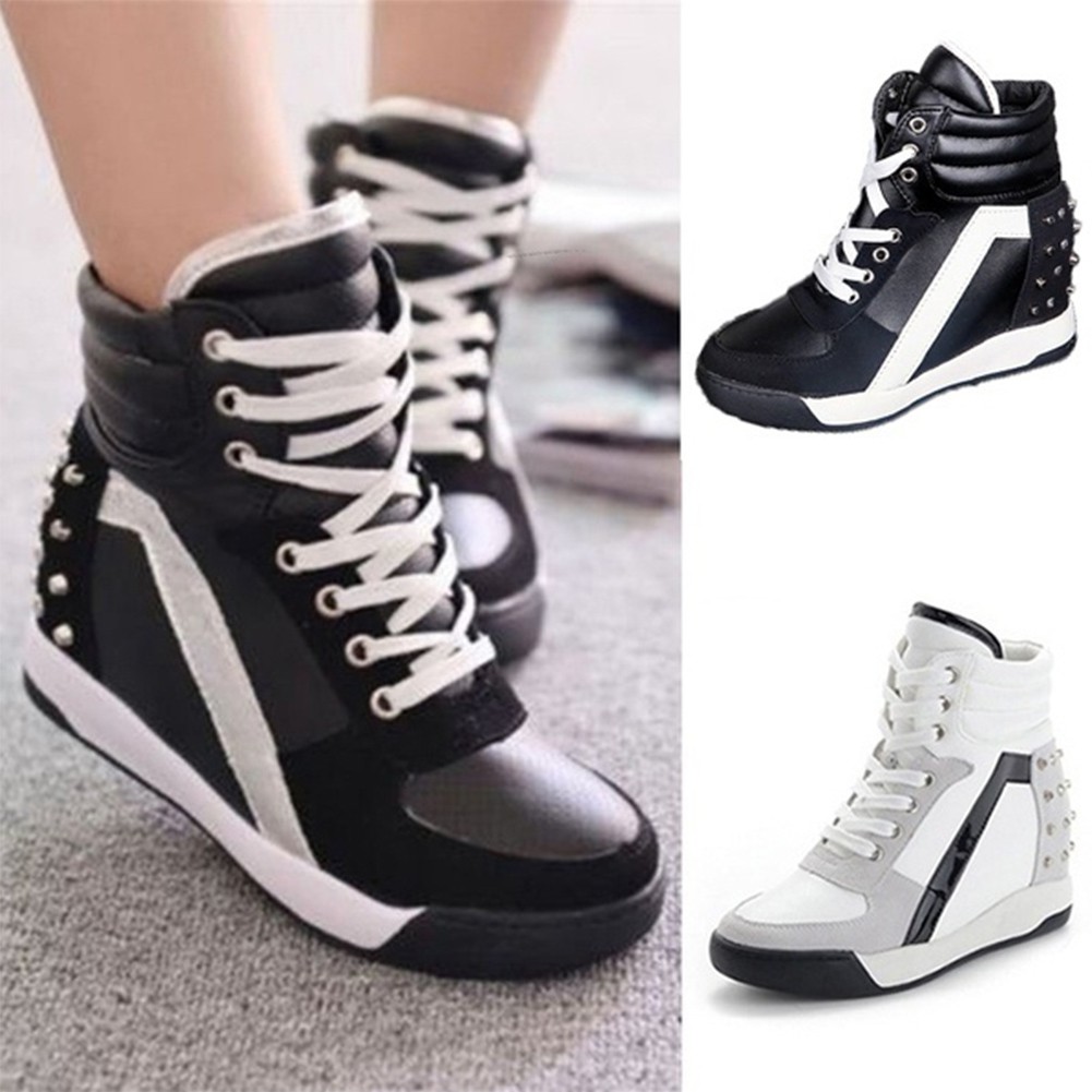 Women Sneakers Sports Comfort Rivet 