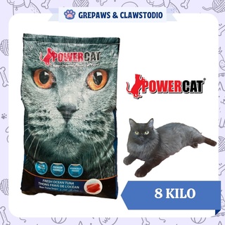 [Cat Dry Food] Powercat Fresh Ocean Fish Dry Food -  Halal / Organic / Fresh Cat Food 8 KG