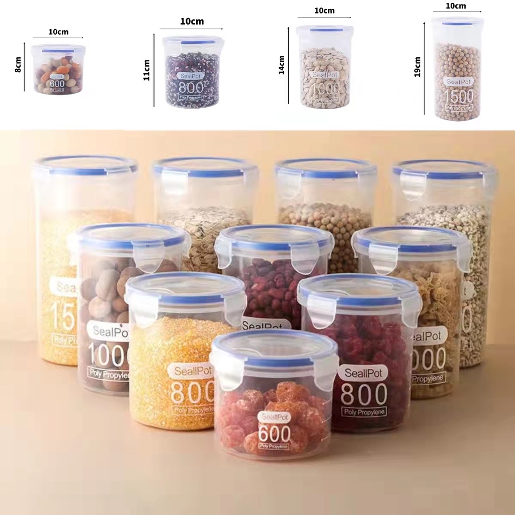 HighQuality Kitchen Sealed Dry Food Storage Jar Grains Flour Cereals   4fecd997b886a95870a8b2978e3f2a1c