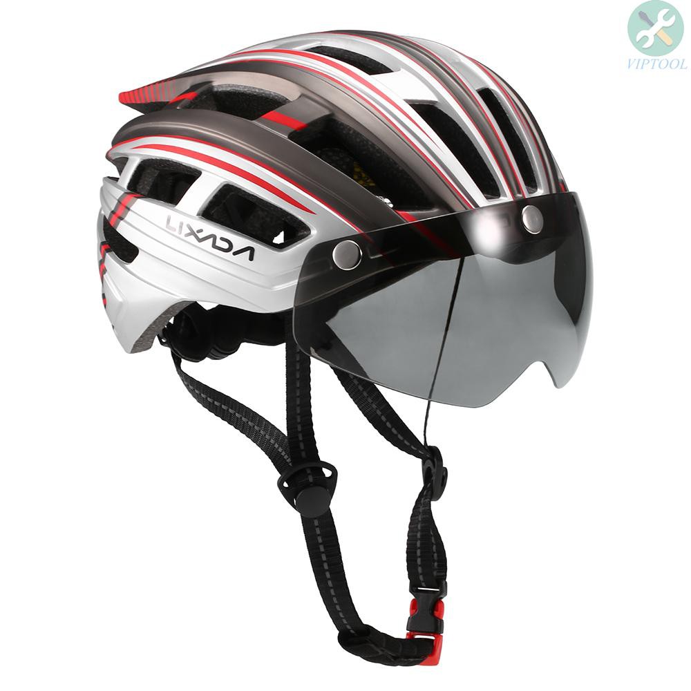 bike helmet with magnetic visor