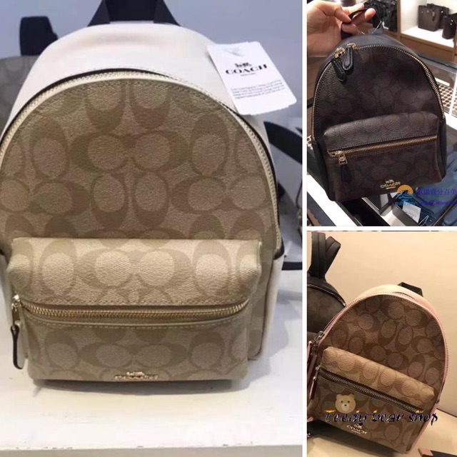 coach backpack mini size