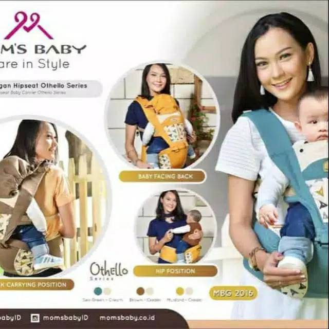 READY BANDUNG SNOBBY BABY CARRIER HIPSEAT CARRIER FRONT CARRIER KANGAROO CARRIER 6 POSITION BABY CARRIER snobby line series Hipseat carrier snooby front carrier — view 7