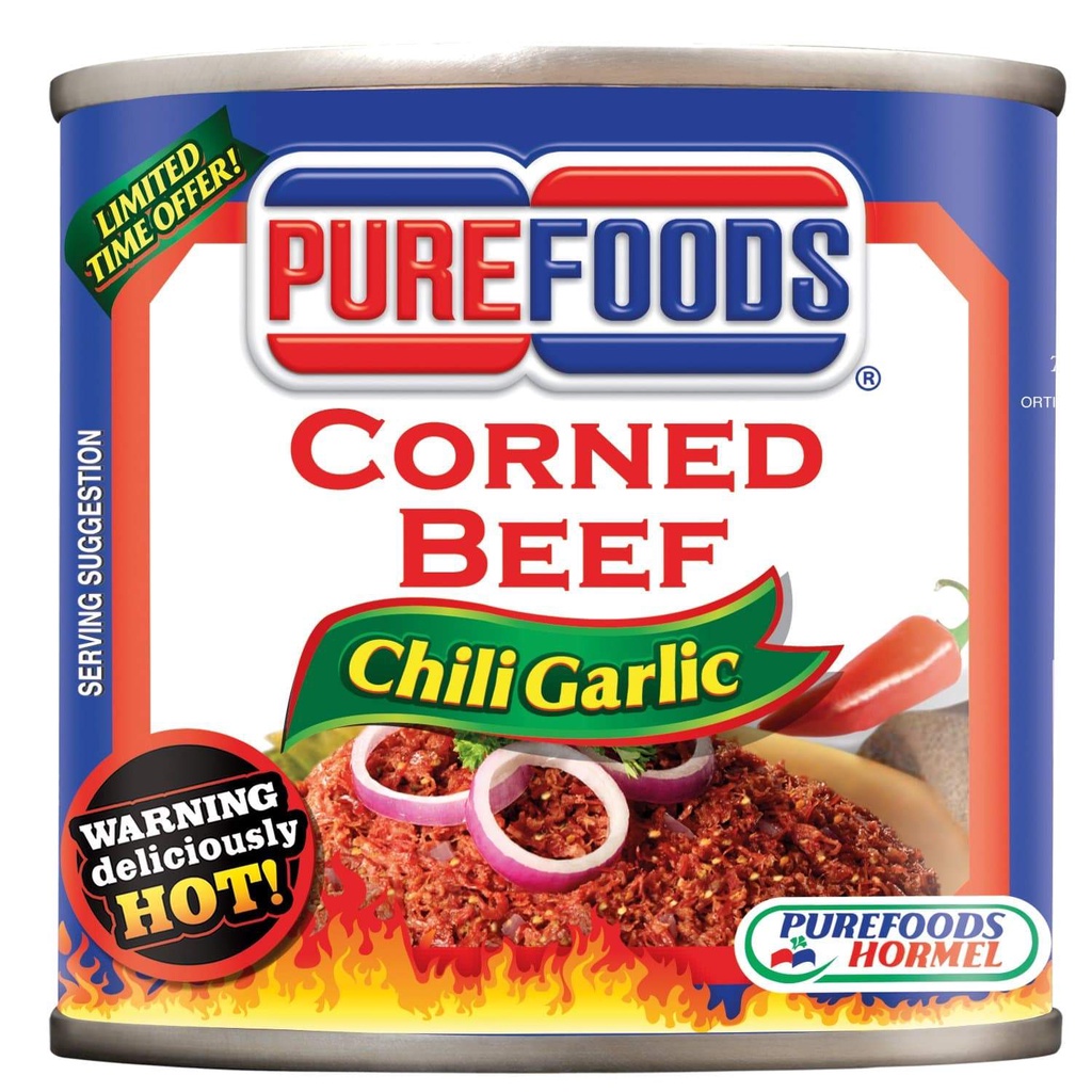 PUREFOODS CORNED BEEF CHILLI 210G Shopee Philippines