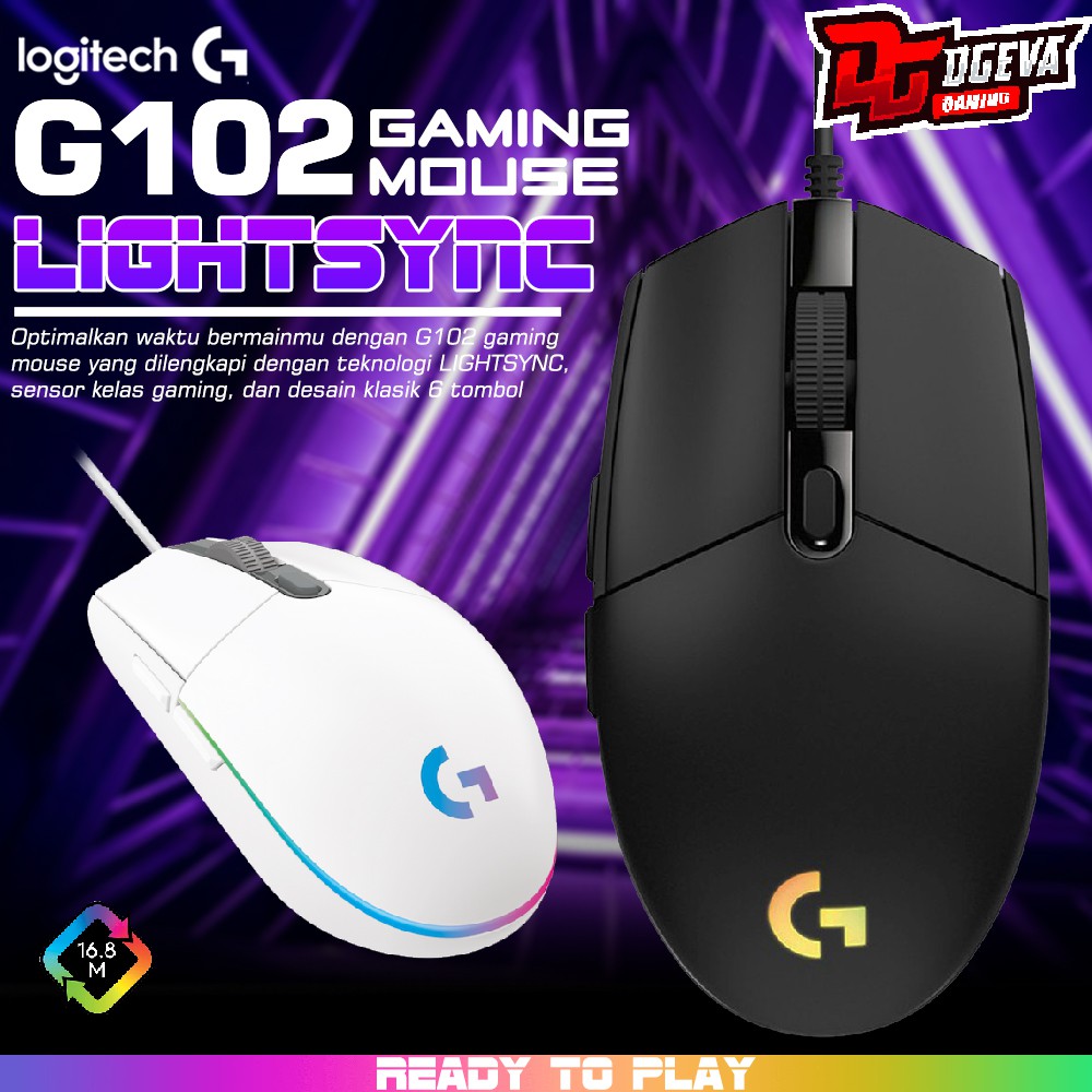 Logitech G102 Rgb V2 Lightsync Gaming Mouse | Shopee Philippines