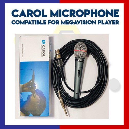 Carol Microphone with HeavyDuty Mic Wire 10 meters Compatible for