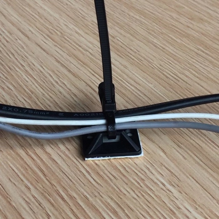 Cable Tie Mount Base 3M Foam Self Adhesive Wire Tie Mount 20mm/25mm
