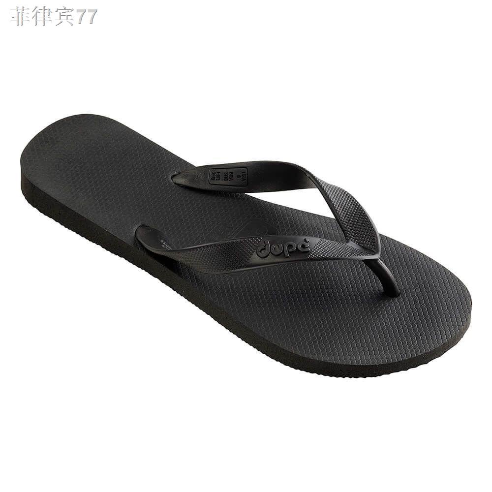 Dupe Unisex Cores Flip Flops (Black/Black) | Shopee Philippines