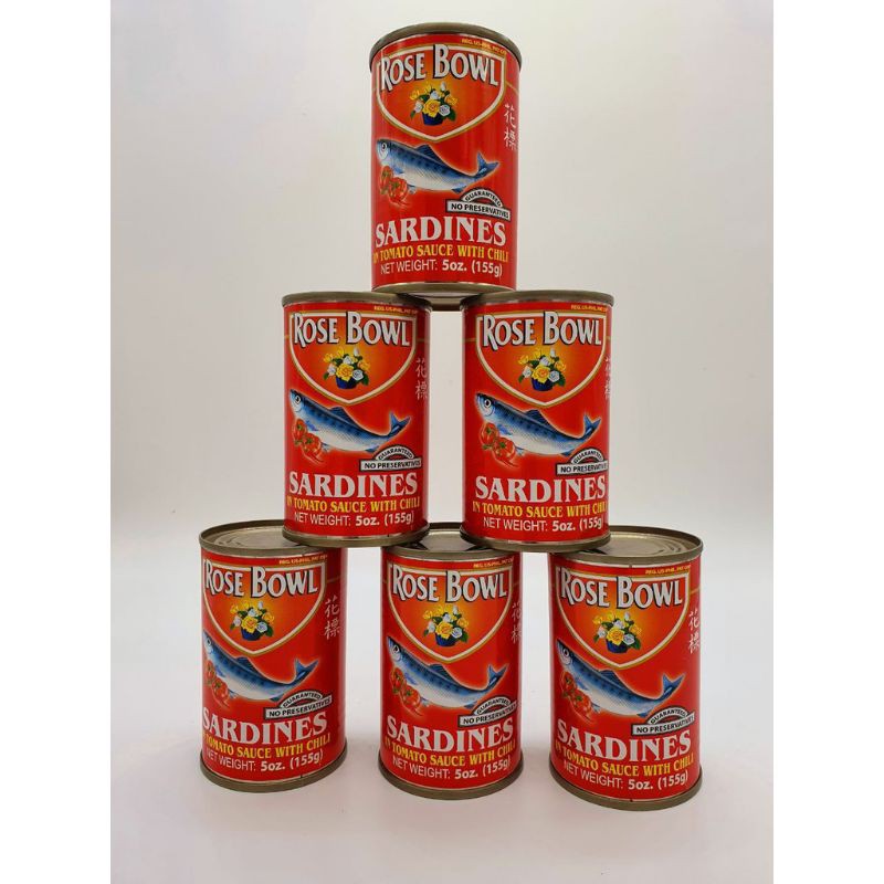 Rose Bowl Sardines in Tomato Sauce with Chili Shopee Philippines