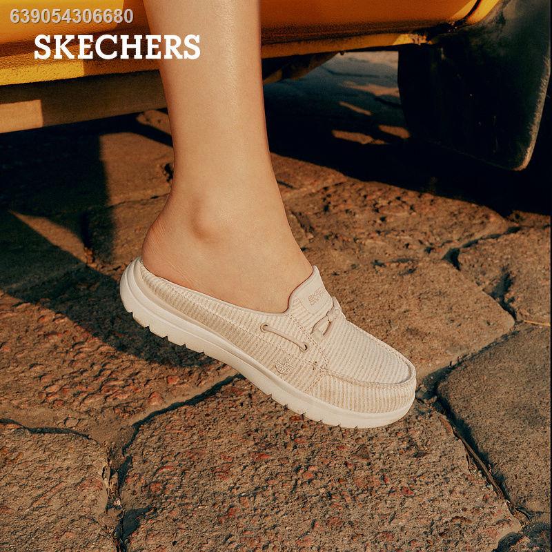 Masacre Migración milicia ✐☑Skechers Skechers 2021 summer women s lightweight one-foot canvas shoes  Muller shoes half slippers | Shopee Philippines