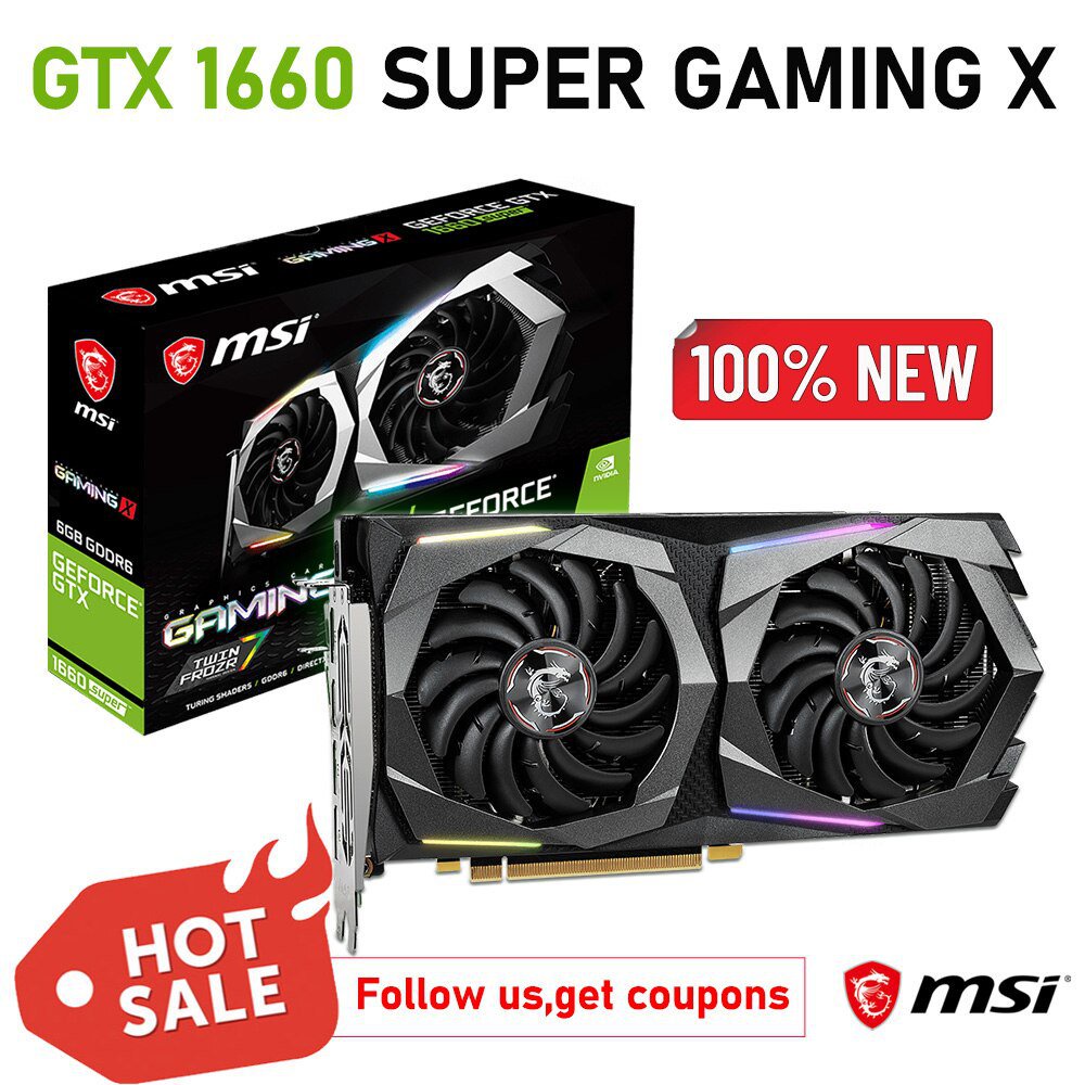 MSI GTX 1650 1660 SUPER Graphics 1660 GPU 12000MHz 14000MHz 128bit 