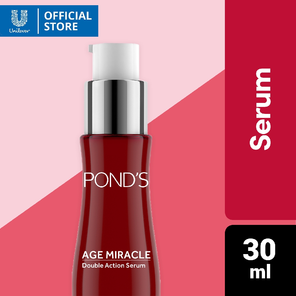 Pond's Age Miracle Youthful Glow Double Action Serum 30ml Shopee
