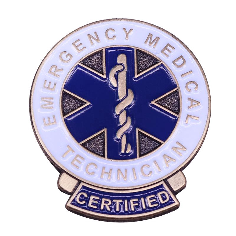 Star of Life Nursing Ambulance enamel Pin EMT EMS Blue brooch badge support  paramedics gift | Shopee Philippines