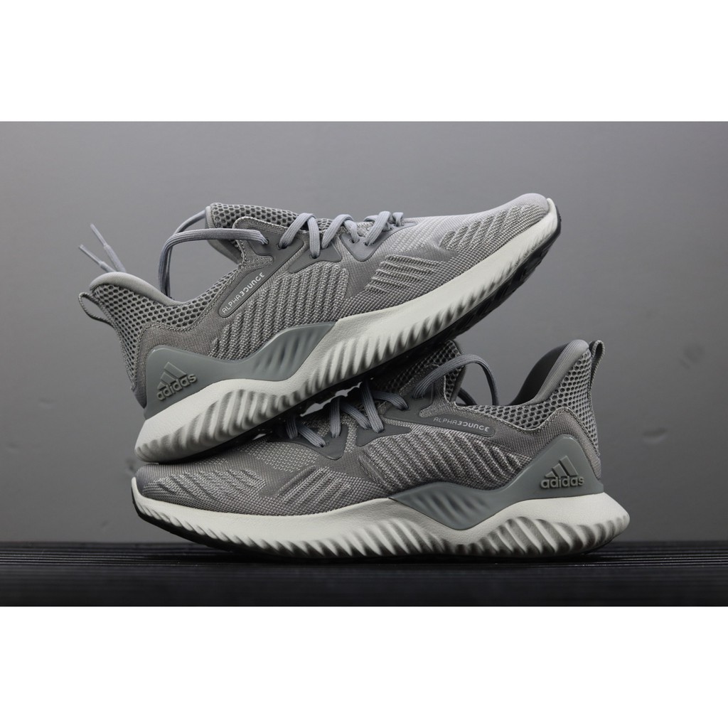 Adidas Alphabounce Beyond All Grey Oem Premium Quality Shopee Philippines