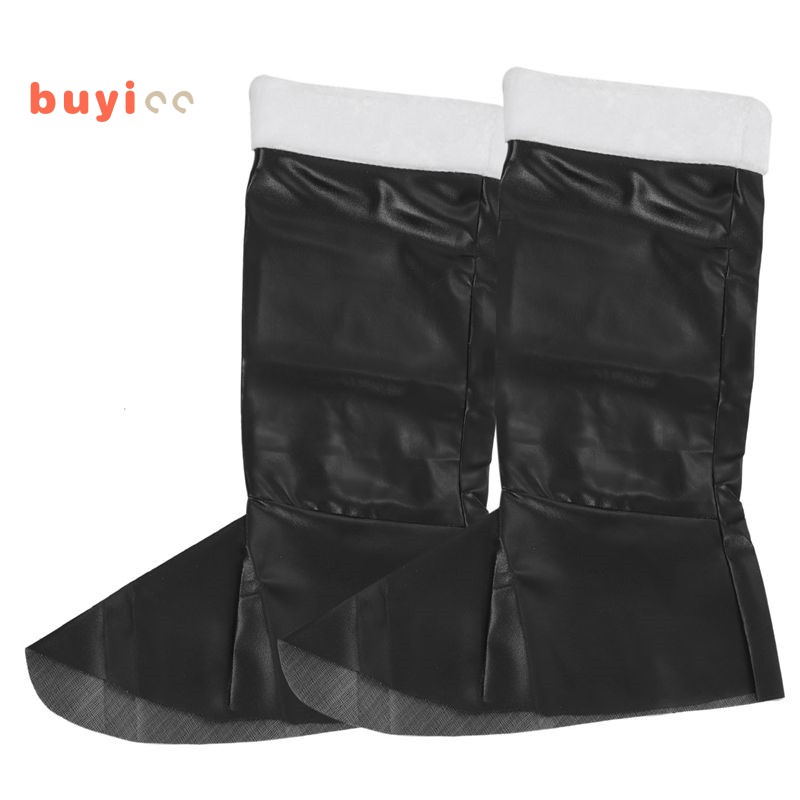 santa suit boot covers
