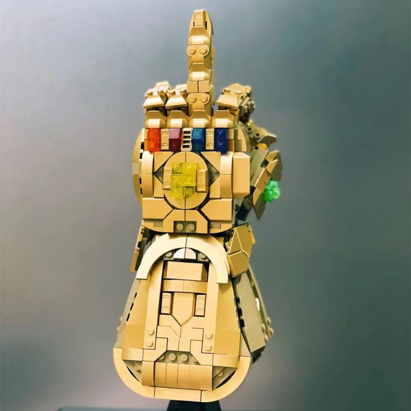 Marvel Avengers Infinity Glove Gauntlet Infinity Stone Building Blocks ...