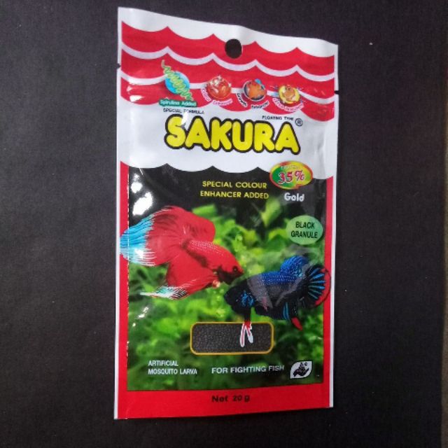 sakura betta food