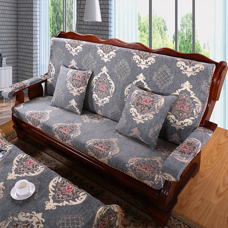 Solid Wood Sofa Cushion Cover Ee, Sofa Covers For Wooden Sofa