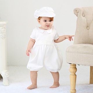 baby christening romper