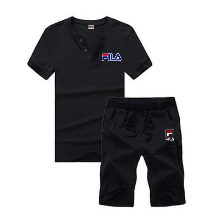 mens fila short sets