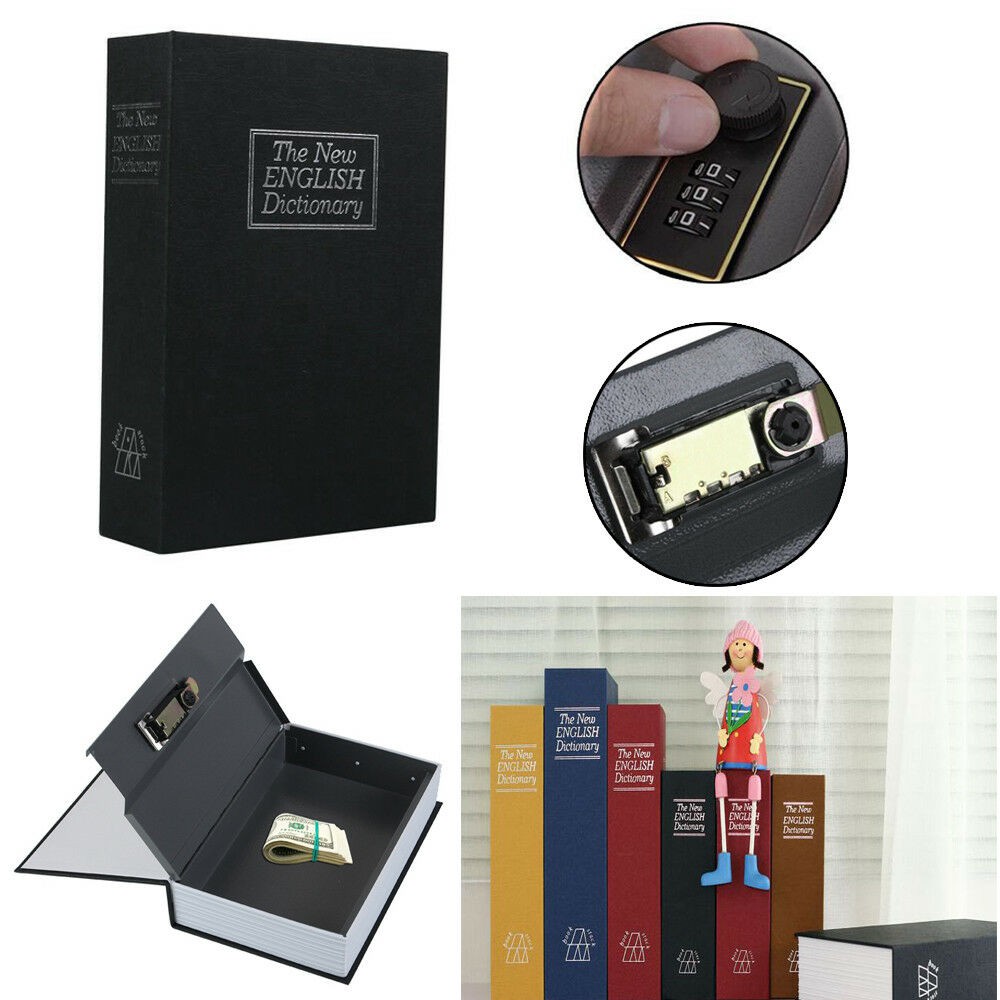 dictionary metal book safe