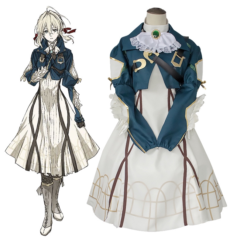 violet evergarden cosplay anime violet evergarden costume women japanese  anime costume dress