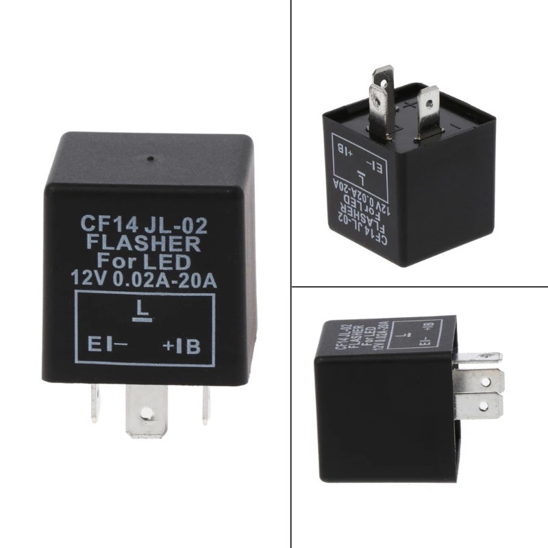 3 Pin CF13 CF14 JL02 Electronic Car Flasher Relay to Fix LED Light