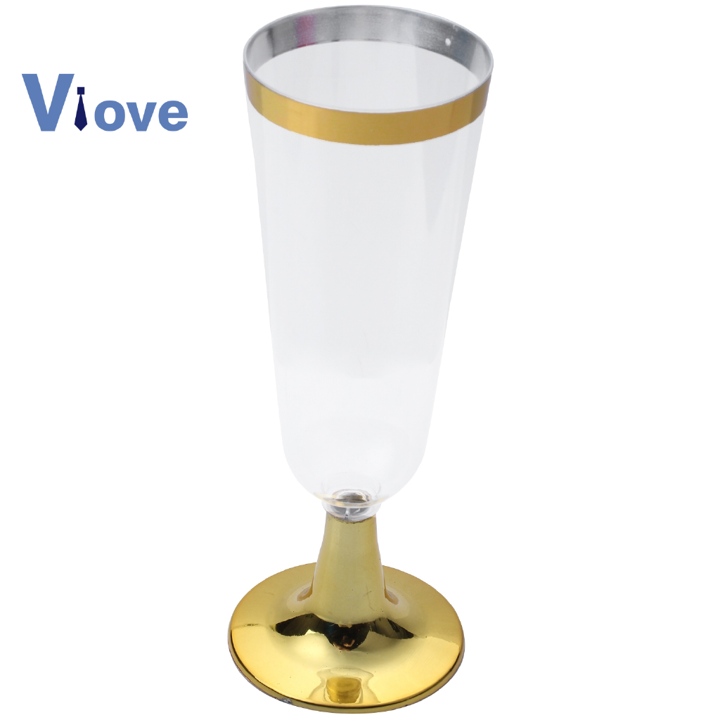 champagne glasses round