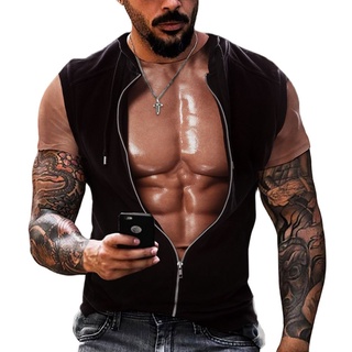 Hansome Muscle Men's T Shirt 3d Burly Print T Shirts For Men Clothing Loose Cool Short Sleeve Fashion Top Tee Shirt Men Camiseta #2